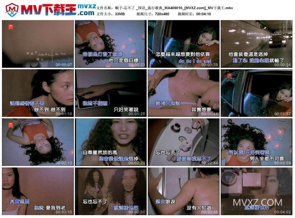 顺子-忘不了 _国语_流行歌曲_MA409010